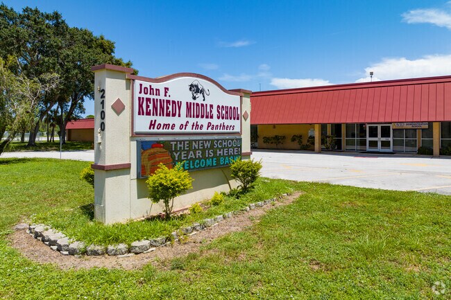 Students at John F. Kennedy Middle School are high performing and well rated.