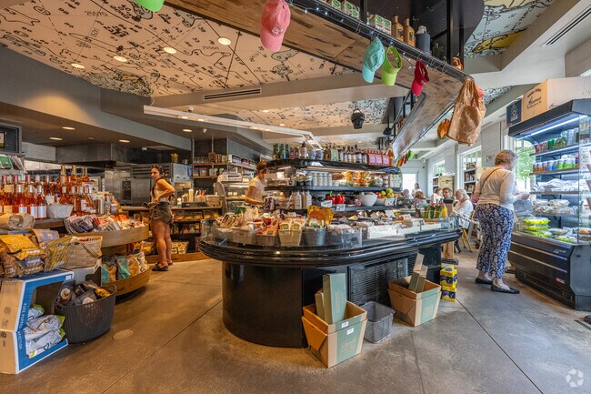 South Dartmouth locals and tourists alike enjoy ready made lunch options at Farm & Coast Market.