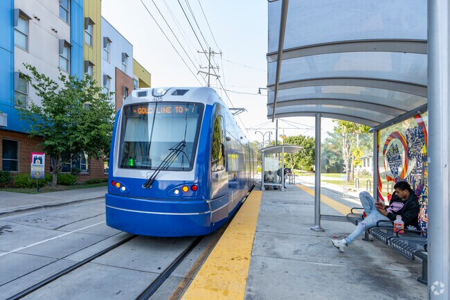 Residents of Biddleville have access to a light rail that runs throughout Charlotte.