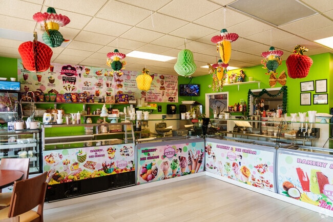 Families stop by Marce Bakery for ice cream after school and weekend outings.