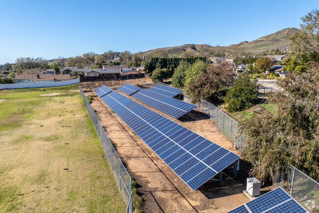 Big Springs Elementary School has solar panels to help power the school.