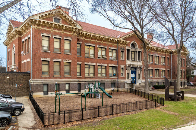 Graham Elementary and Middle School is located in University, Columbus Ohio.