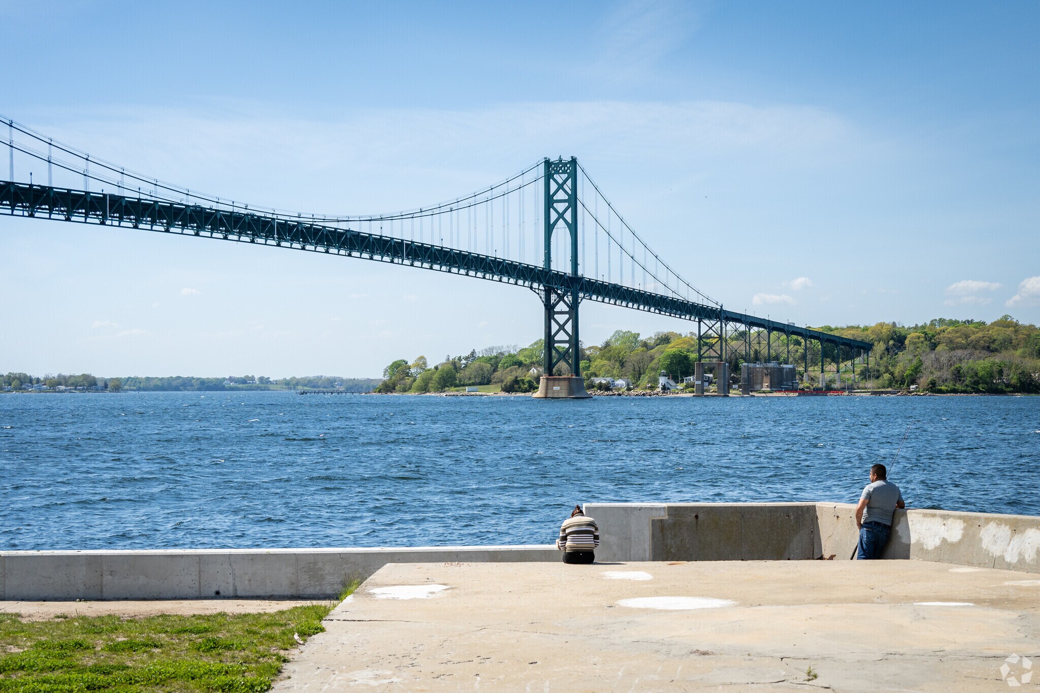 The Mount Hope Bridge provides a connection to Route 138, which leads to Providence or Newport.