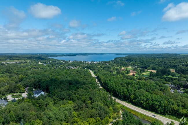 Miles of Farmland surround Sharon, Wisconsin.