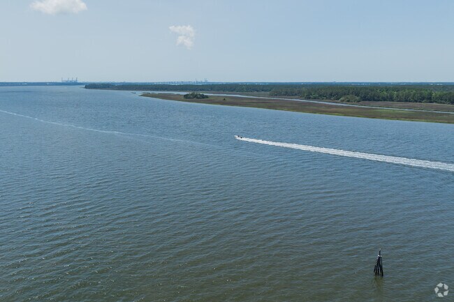 Rivertowne locals enjoy boating and fishing with easy access to the Wando River.