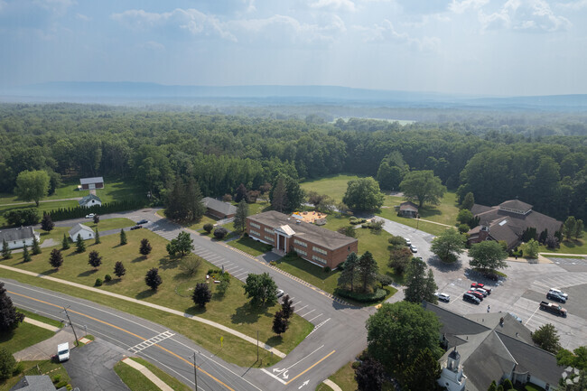 St. Madeleine Sophie School have beautiful views all around it.