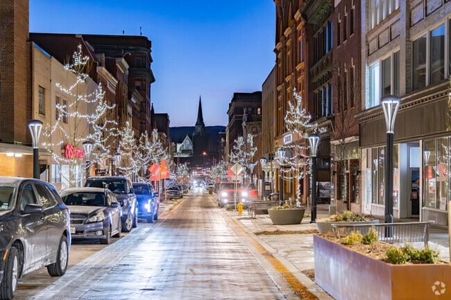 Baltimore Street is the main business corridor for downtown Cumberland.