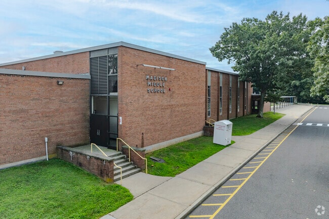 Madison Middle School is located at 4630 Madison Avenue in Trumbull, CT.