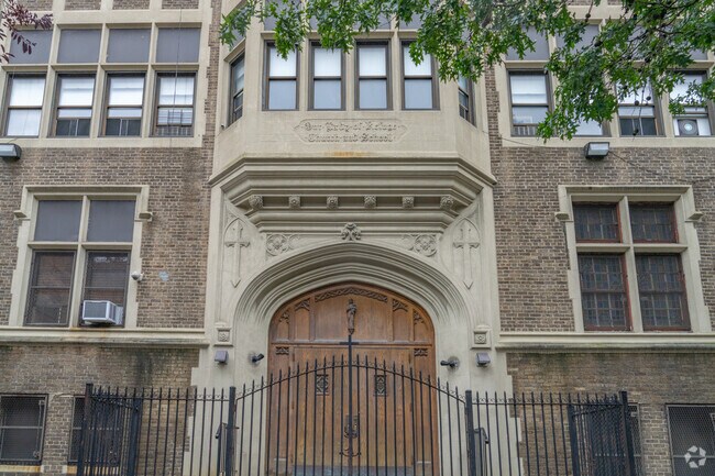 Our Lady of Refuge School provides private education in the neighborhood of 
Fordham Manor.