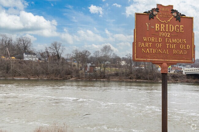 Zanesville’s iconic Y-Bridge has been rebuilt multiple times since the early 1800s.