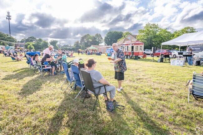 Woonsocket’s food scene near Globe District includes live music and local flavors.