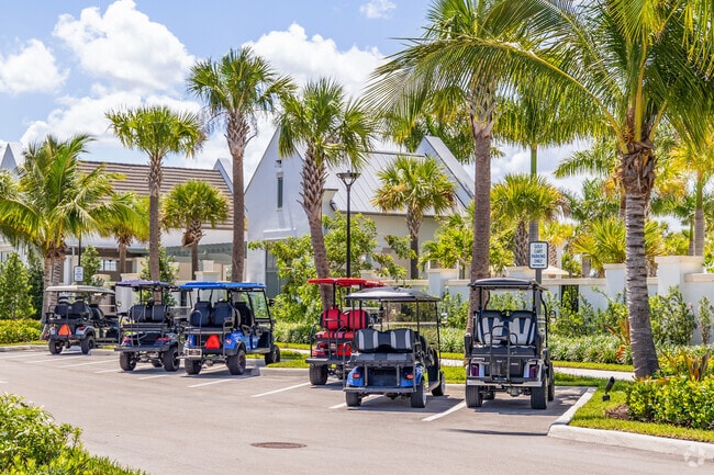Westlake, West Palm Beach, FL is a golf-cart friendly community.