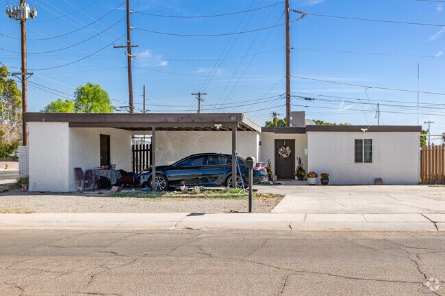 Avenue B and C in Arizona is an affordable area with generally small one story houses.