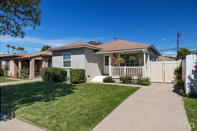 Some residents in Lindbergh enjoy small porches from their bungalows.