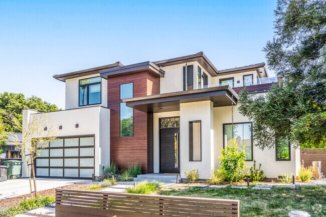 This modern home in Cuesta Park is a great example of current architectural trends in the area.