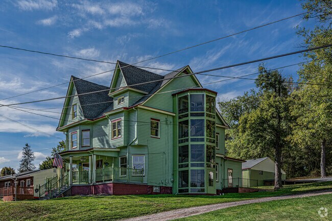 Modern updates adorn this vintage four square home nestled on a quiet street in Burgettstown.
