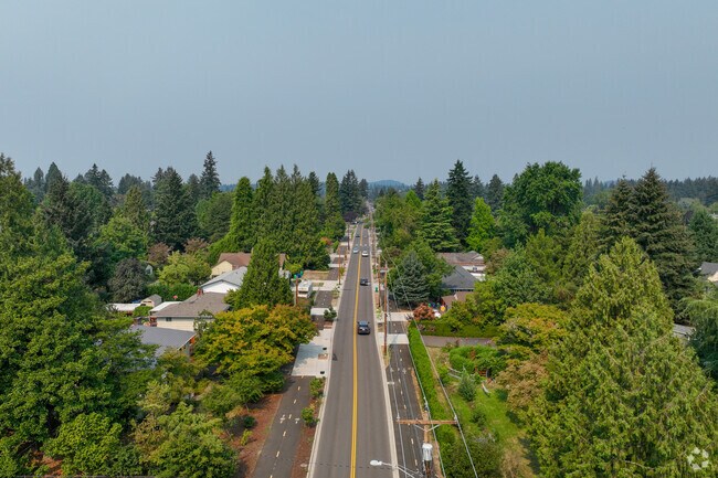 Quiet, tree-lined streets and cozy homes make Linwood a welcoming neighborhood.