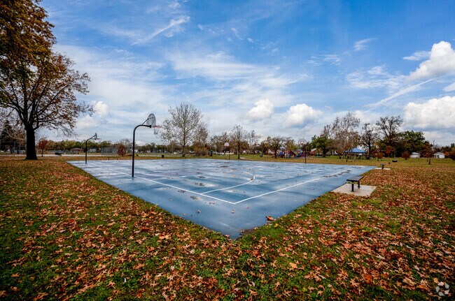 Peterson Playfield hosts a couple of basketball courts in Winship.