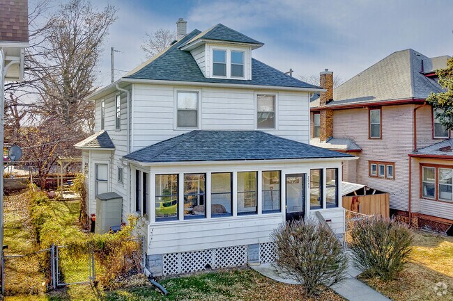 A classic four-square home found in Vinton Street.