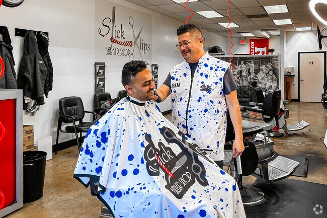 Slick Klip's barber shop is a great place for cut and shave in Milltown, NJ.