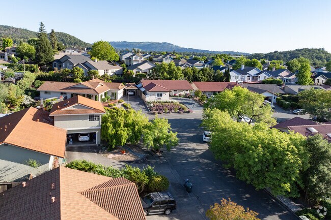 Residents of Skyhawk enjoy quiet streets with friendly neighbors.