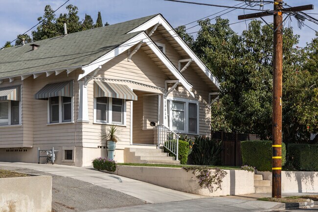 Whittier features many Craftsman-style bungalows with charming details.