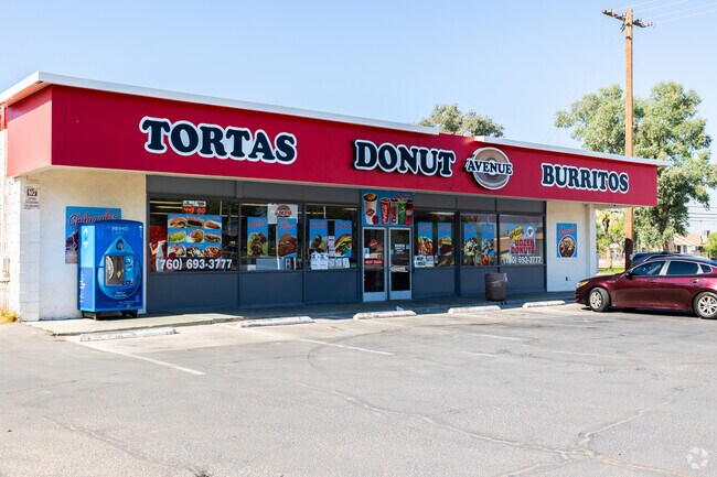 Tortas and burritos are also popular menu items at Donut Avenue in Calipatria.