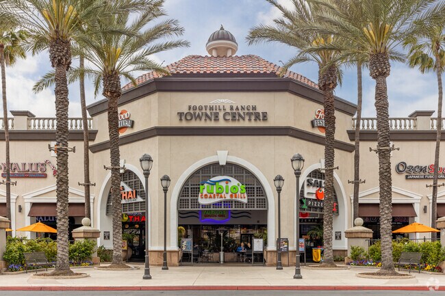 Foothill Ranch Towne Center is home to ample shopping and dining options.