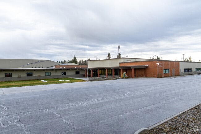 Liberty High School is next to the local middle and elementary school.