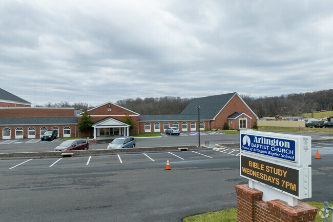 Arlington Baptist School serves K through 12th grades with a focus on Christian education.