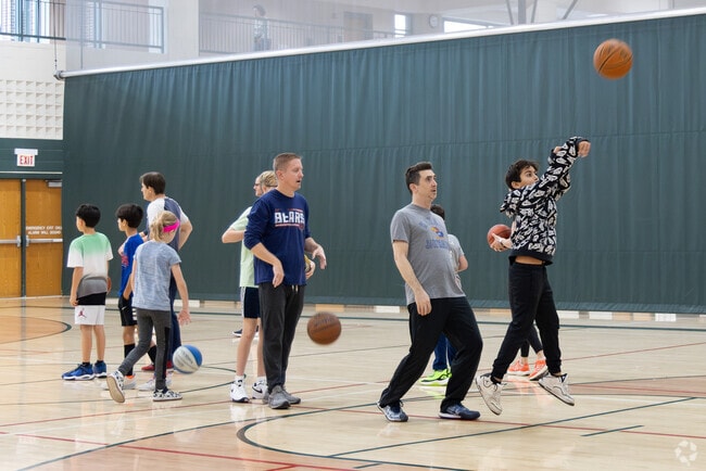 Locals enjoy a free-throw contest for Turkey Shoot at Park Center Health & Fitness.