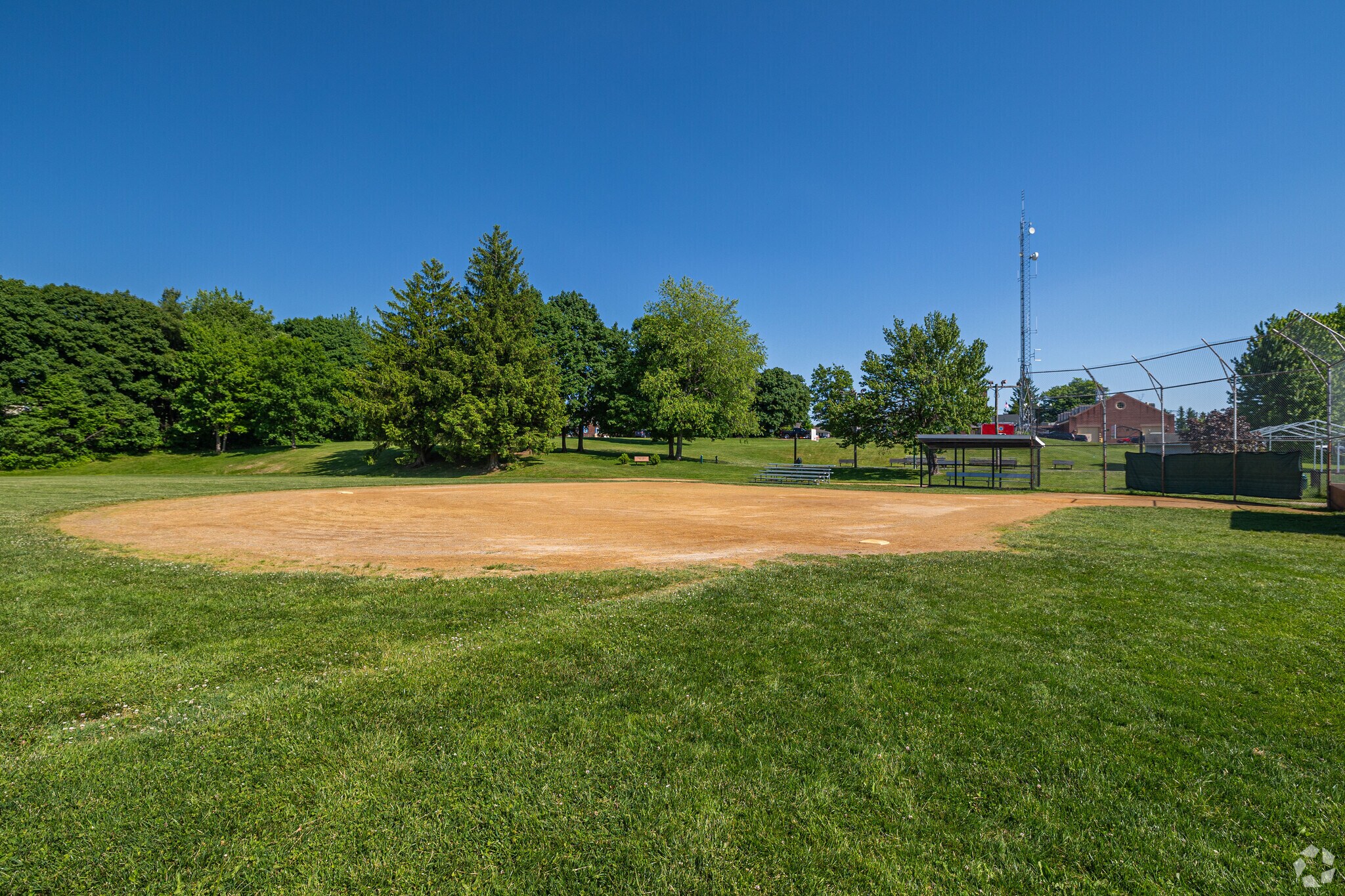 This large park on the Common can host baseball games and concerts during the summer seasons.