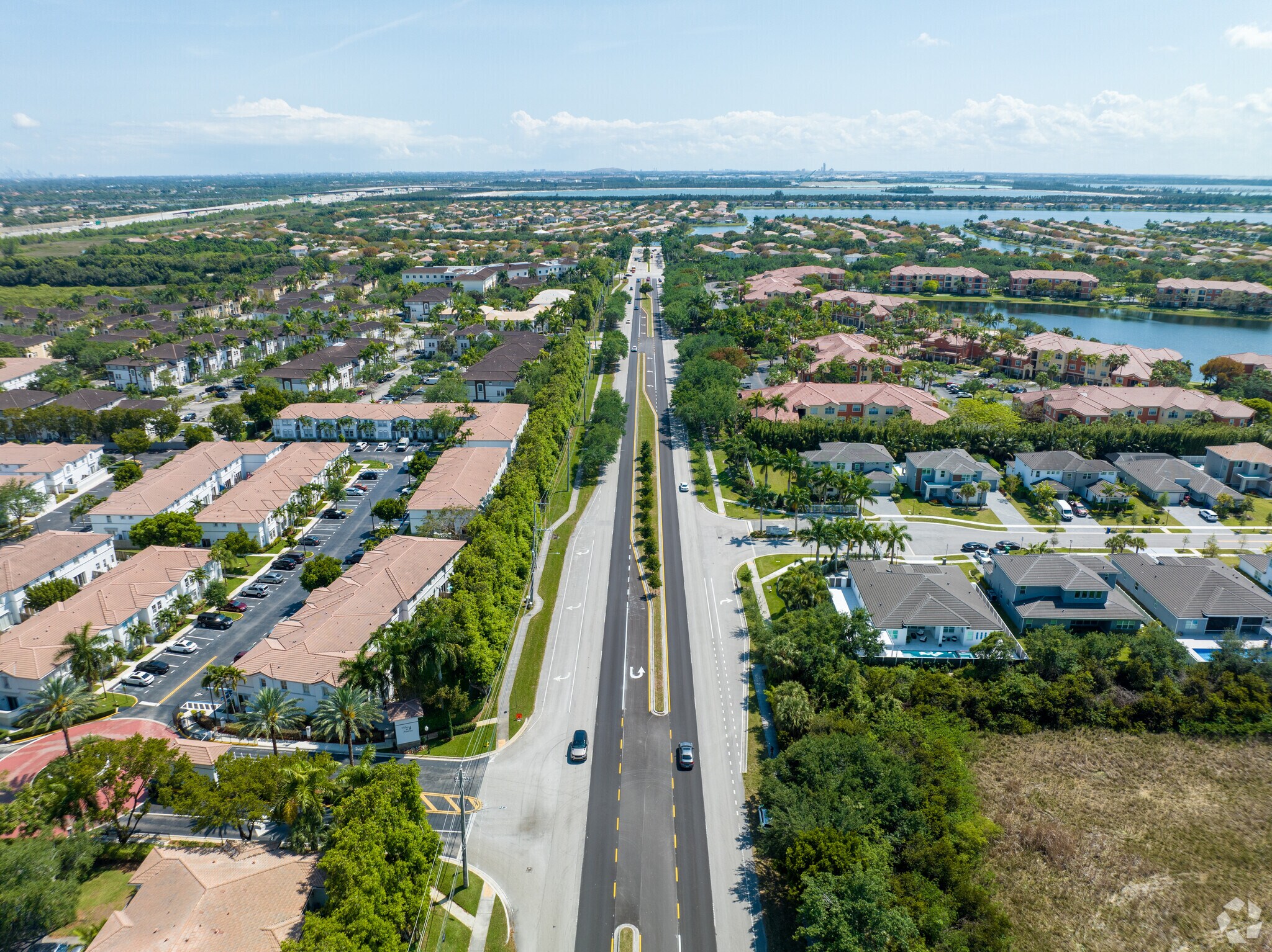 Overview of Nautica Along Main Road