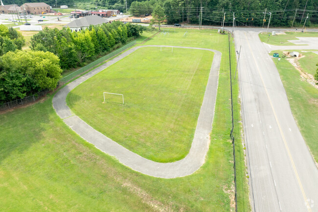 Clay Elementary School has plenty of room for kids to run and play.