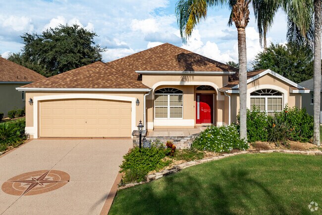 Many homes in the Village of Largo have Mediterranean inspired facades.