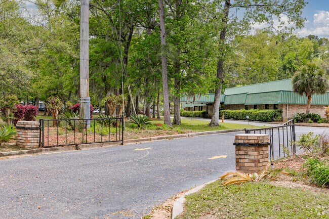 Rhema Christian and Military Academy has a beautiful tree shaded campus.