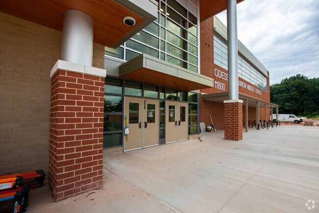 Odessa Shannon Middle School is found in Montgomery County in Kemp Mill.
