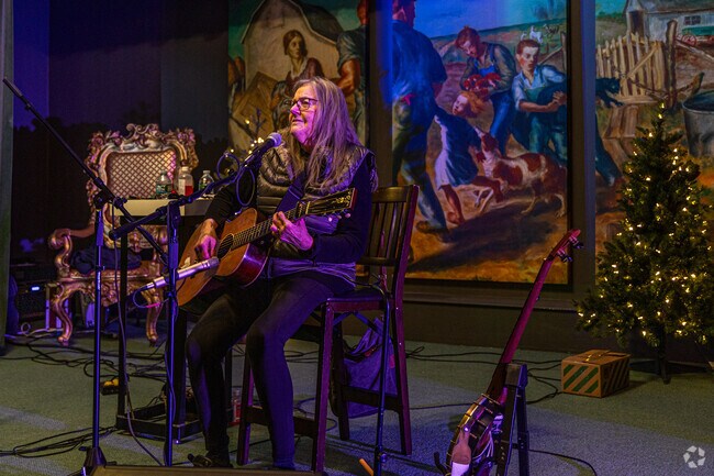 Festival of Trees has live music on the stage of the Muskegon Museum of Art.