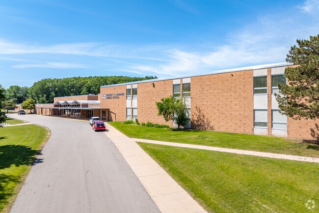 Lombardi Middle School scores a C in academics by Niche.