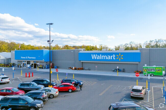 Just off the highway Guilford residents can run errands at Walmart.