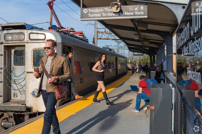 The Dinky Train connects commuters from Princeton Junction to Princeton.