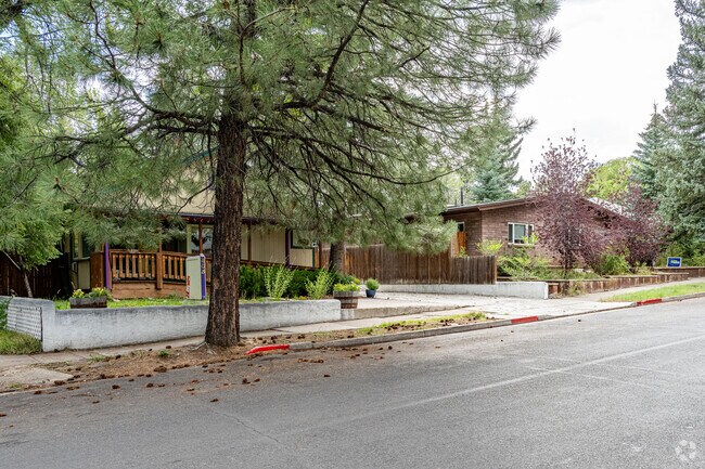 The neighborhoods in Downtown Flagstaff are known for large mature trees and winding trails.