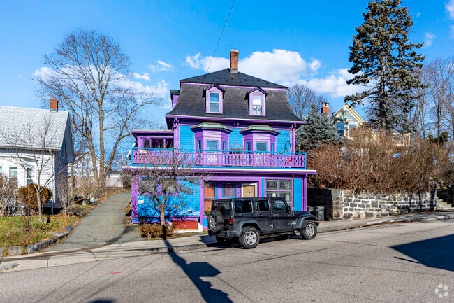 Beautifully colorful homes add some flare to the South Quincy neighborhood.