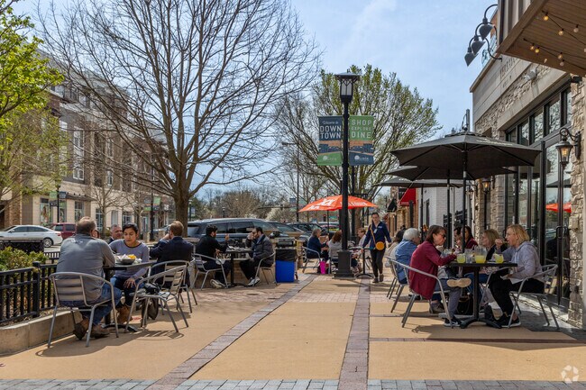 Peach Creek residents enjoy an afternoon out in the local downtown area.