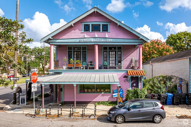 The Bywater Art Gallery celebrates local artists in Saint Claude.