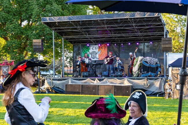The EB Rains Jr Memorial Park in Northglenn hosts an annual pirate festival event.