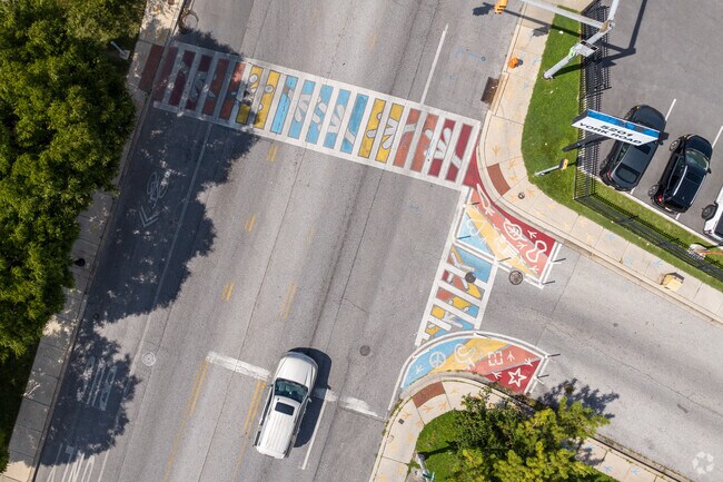 York Road's public art extends to its intersections near Woodbourne-McCabe.