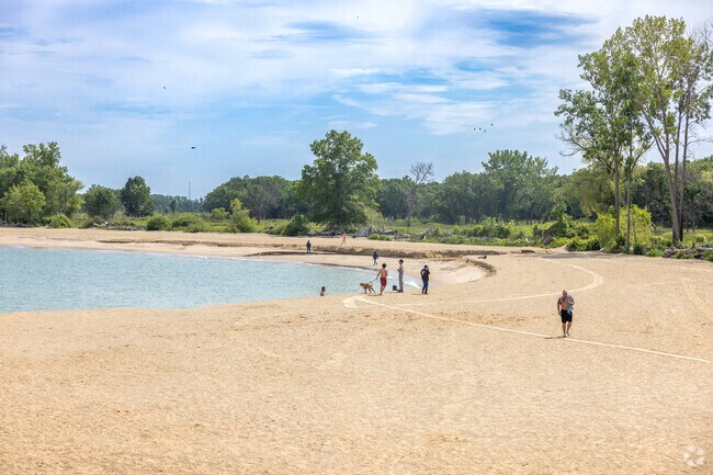 Winthrop Harbor Beach connects the community to Lake Michigan, with its beautiful shores.