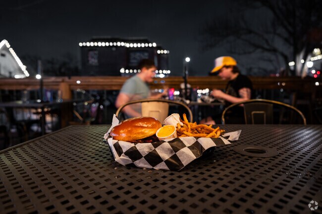 Grab a bite to eat at Dempsey's Burger Pub in College Hill.
