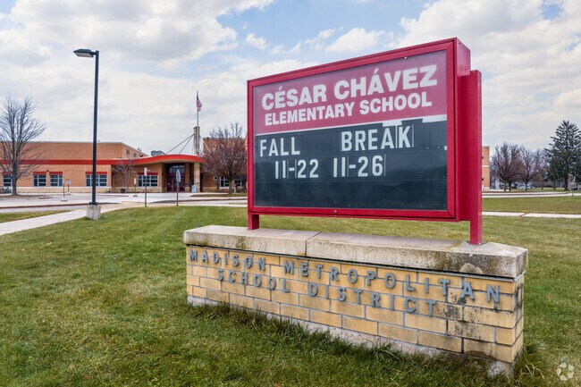 Cesar Chavez Elementary School serves West Madison.